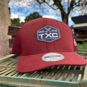 Boné TXC Custom Bordado Bordo