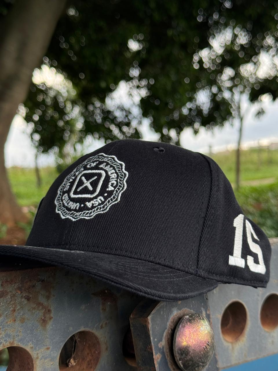 Boné TXC Custom Bordado Preto