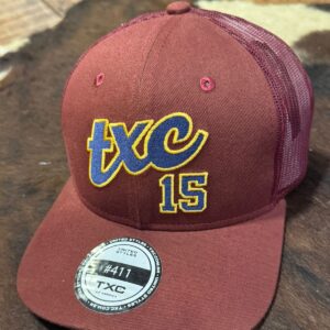 Boné TXC Custom Bordado Bordo