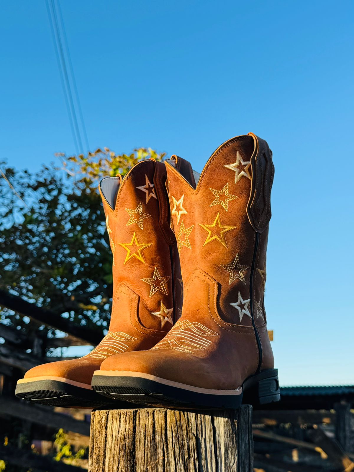 Boné Texana Estrela Feminina