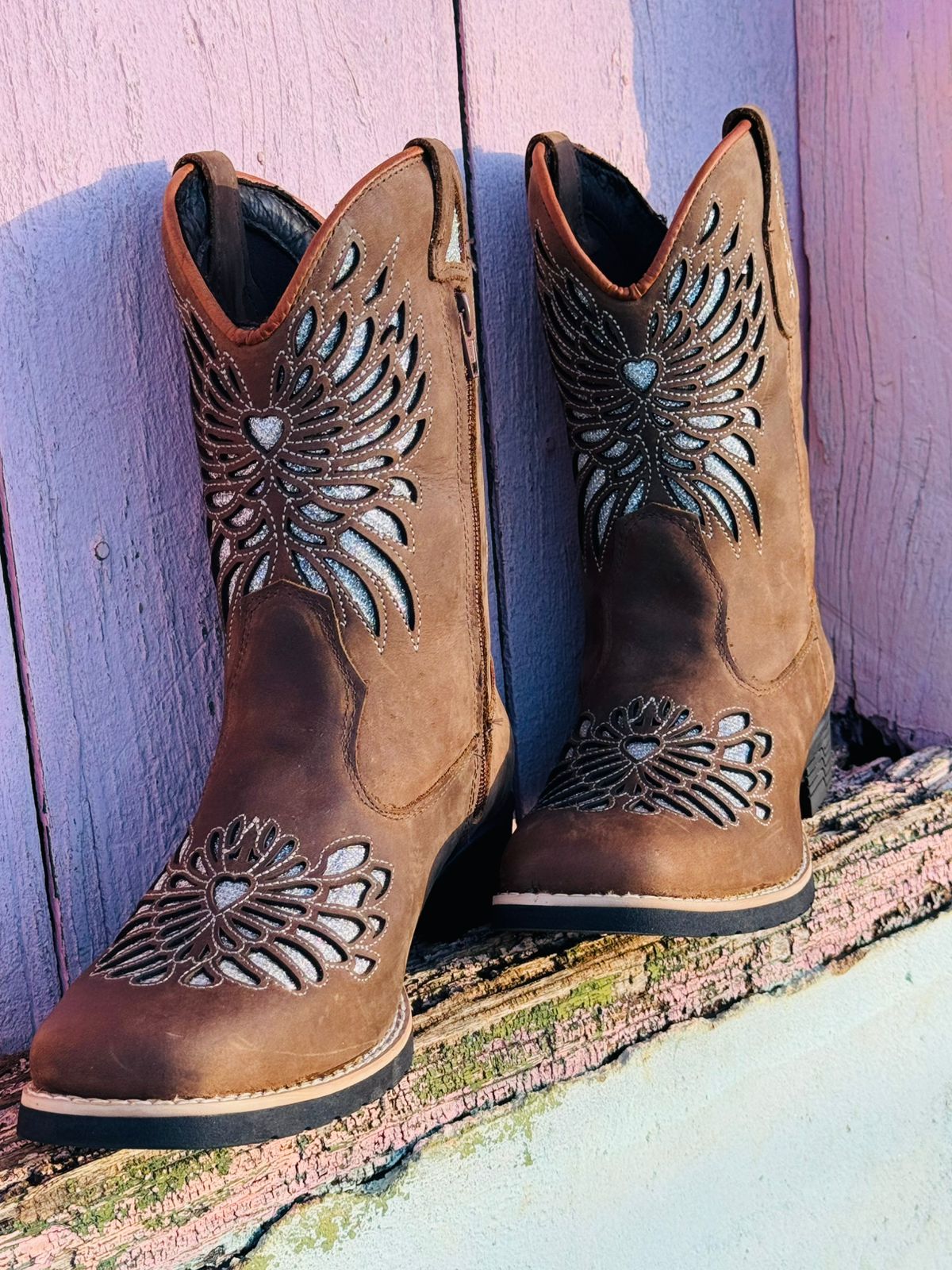 Bota Texana Brilho Feminina