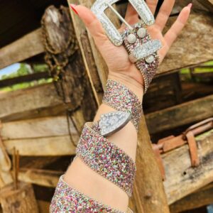 Cinto Strass Colorido