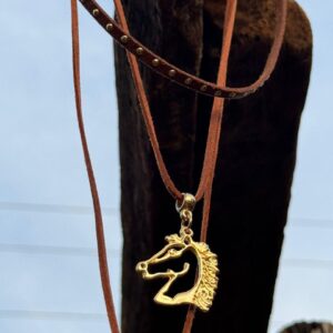 Colar Horse Marrom