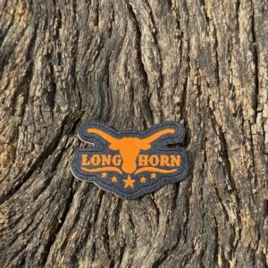 Adesivo de Chapéu Long Horn Laranja
