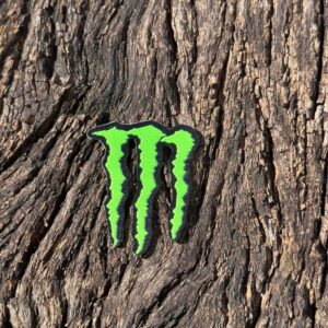 Adesivo de Chapéu Monster Neon