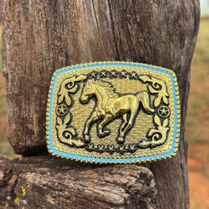 Fivela Horse Blue