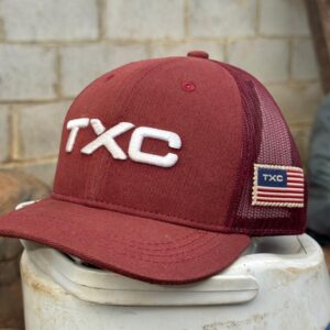 Boné TXC Custom Bordado Bordo